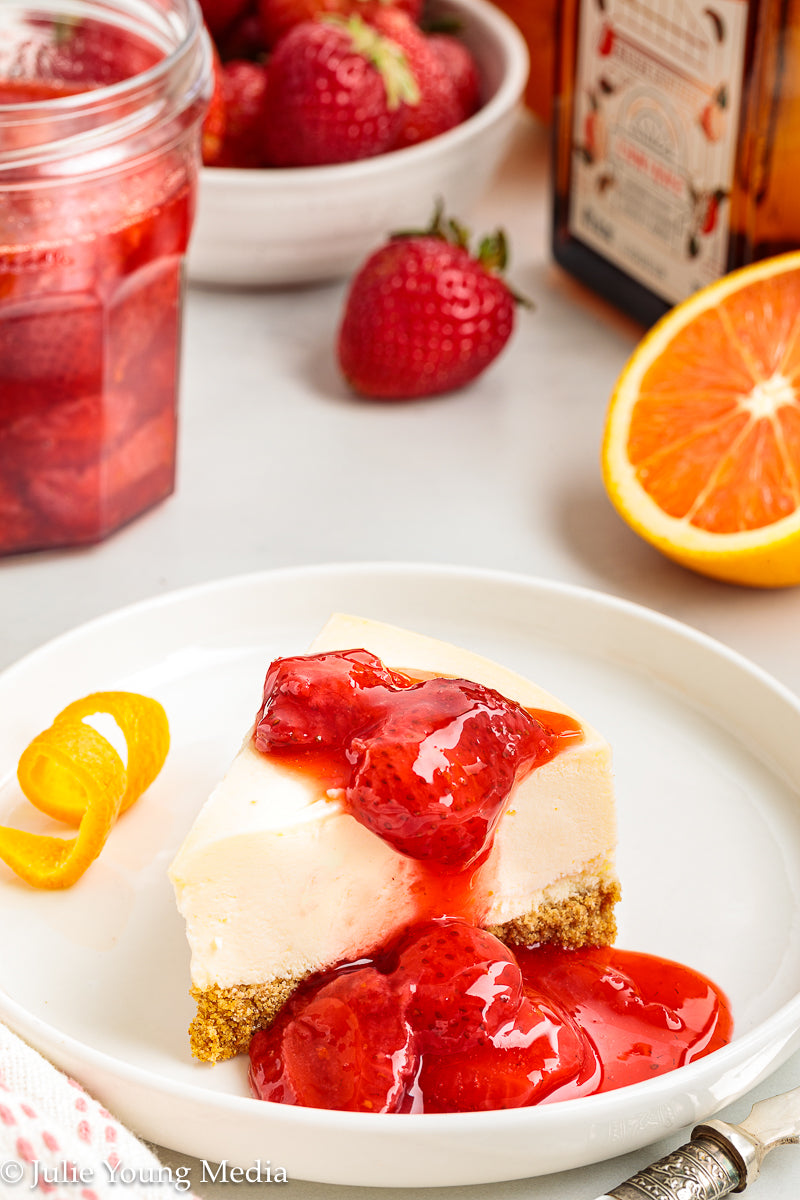Strawberry Compote with Cointreau Orange Liqueur