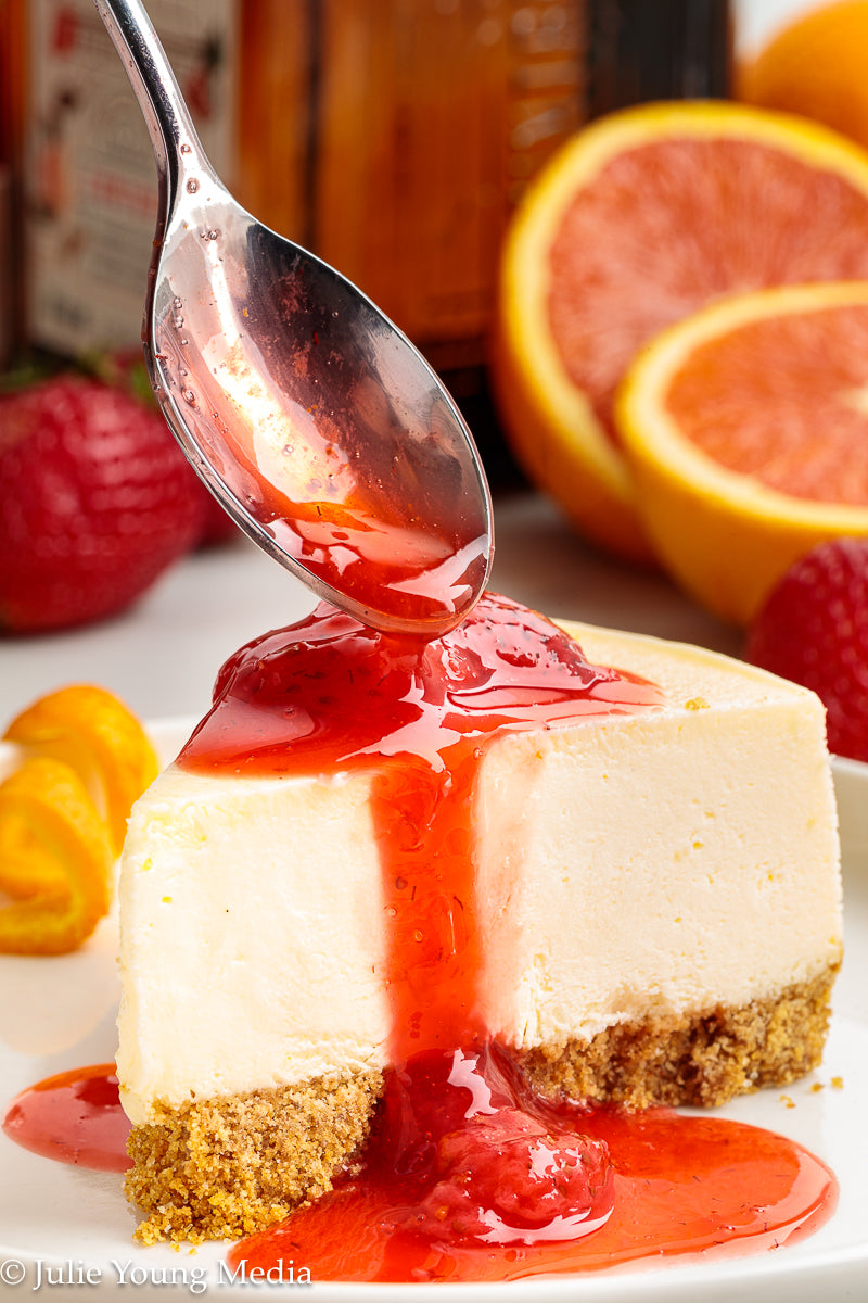 Strawberry Compote with Cointreau Orange Liqueur