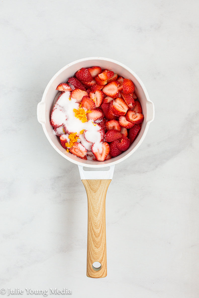 Strawberry Compote with Cointreau Orange Liqueur
