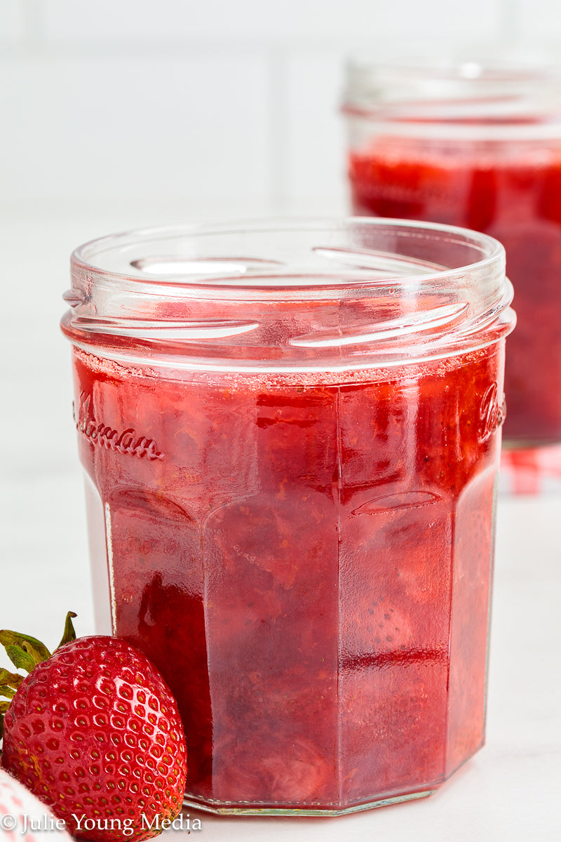 Strawberry Compote with Cointreau Orange Liqueur
