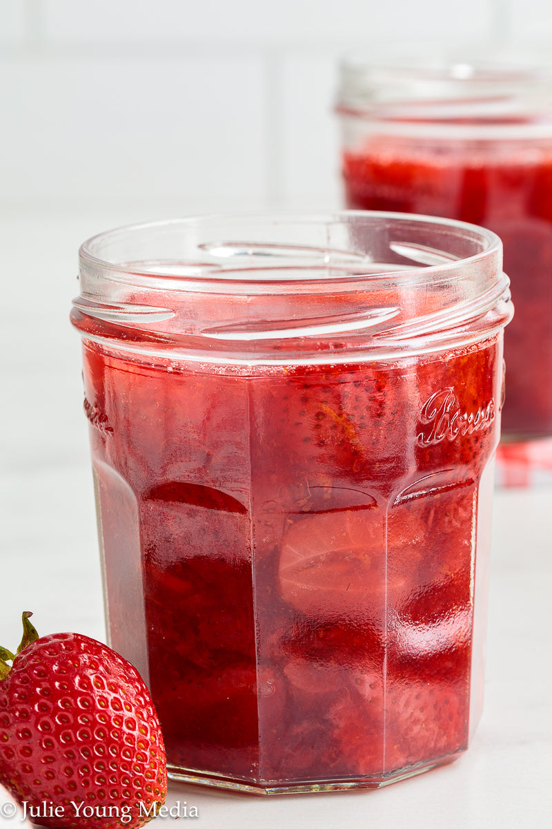 Strawberry Compote with Cointreau Orange Liqueur