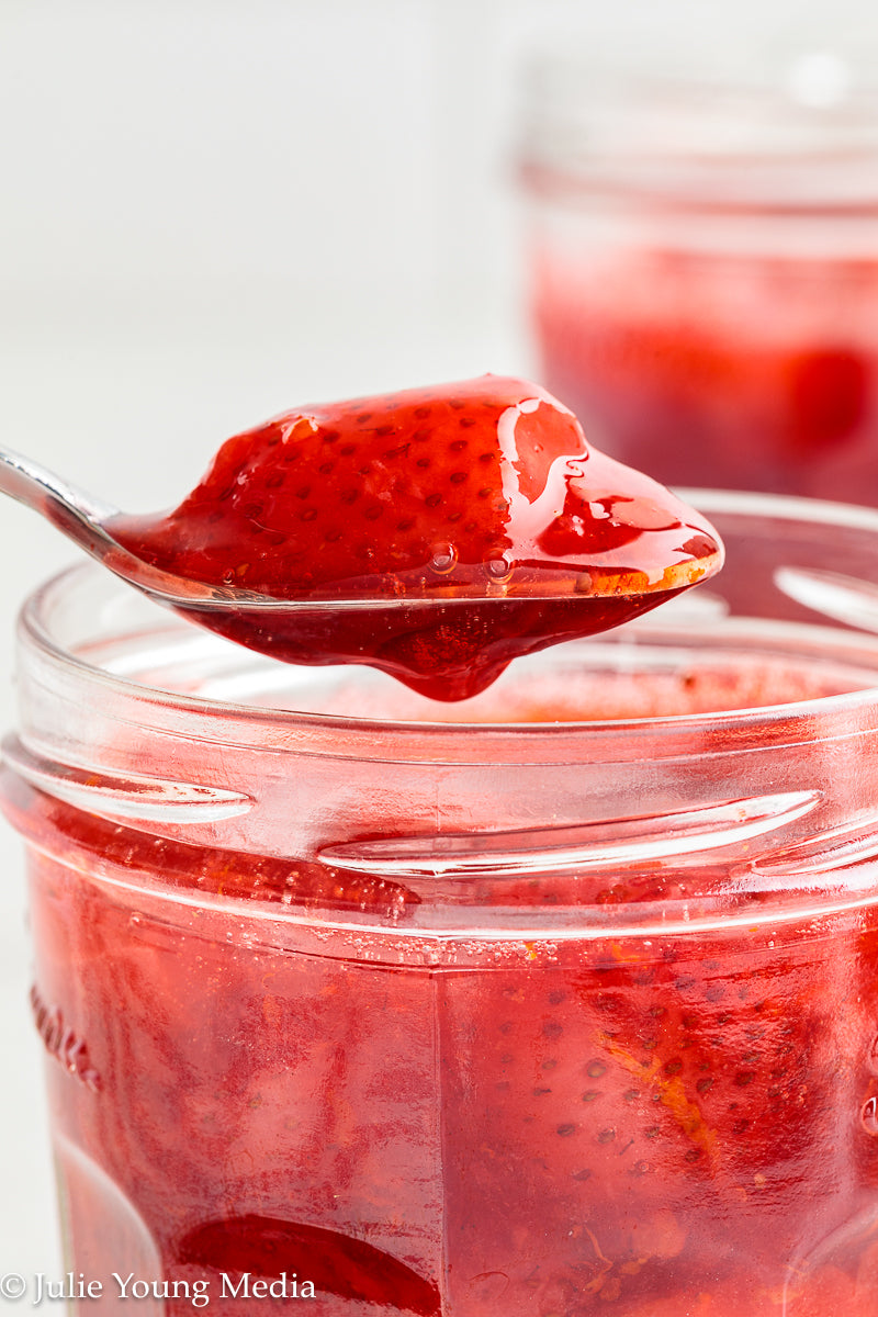 Strawberry Compote with Cointreau Orange Liqueur