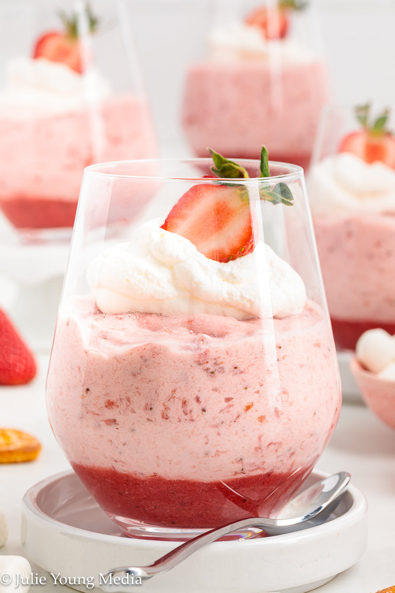 Strawberry Marshmallow Mousse