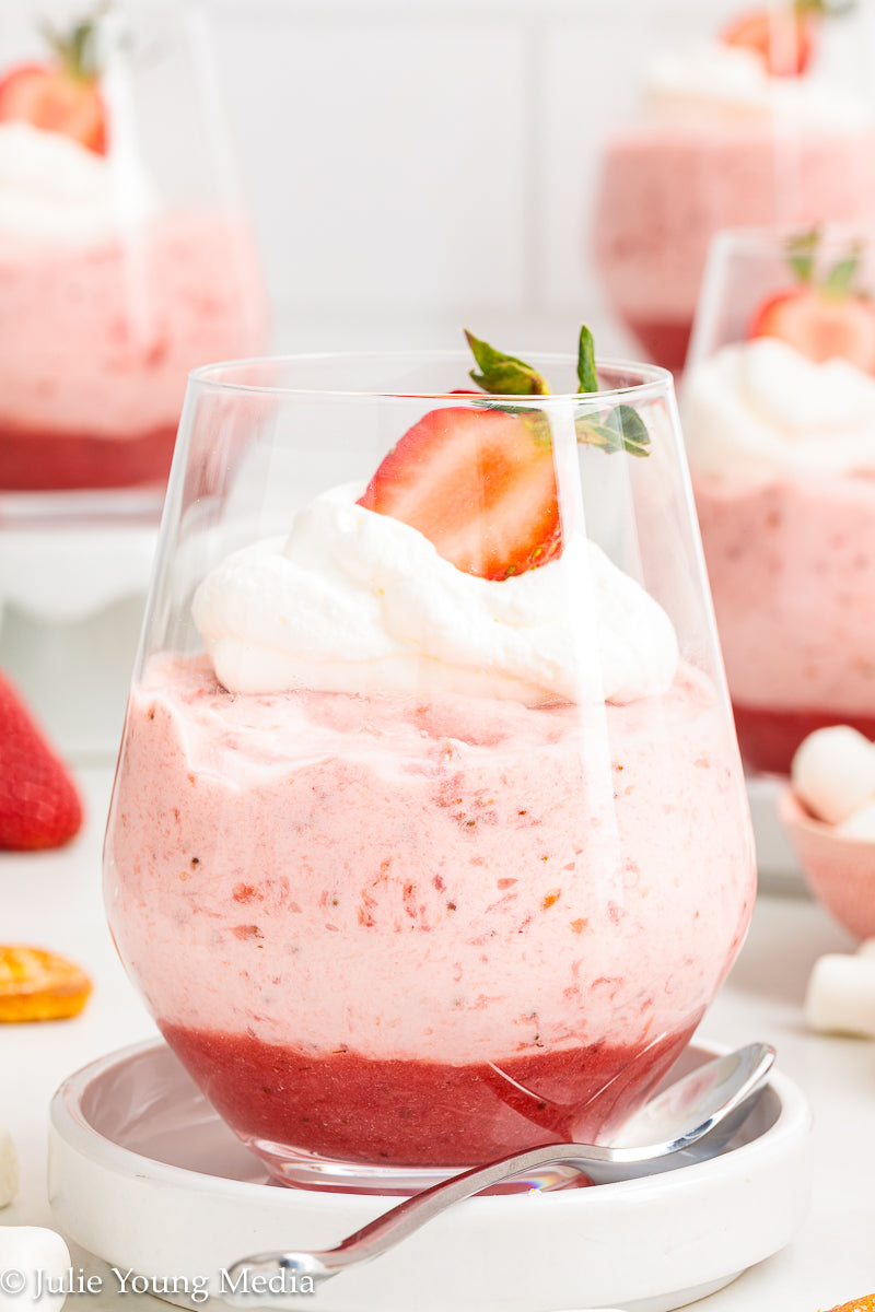 Strawberry Marshmallow Mousse