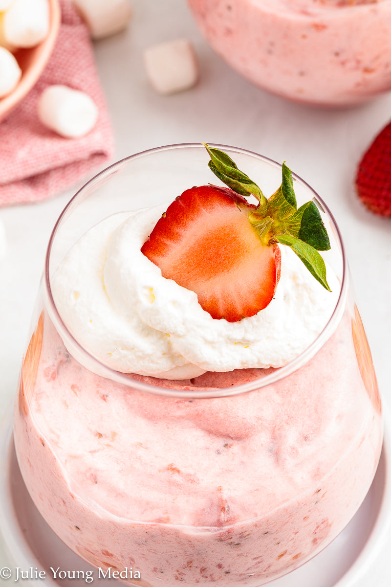 Strawberry Marshmallow Mousse