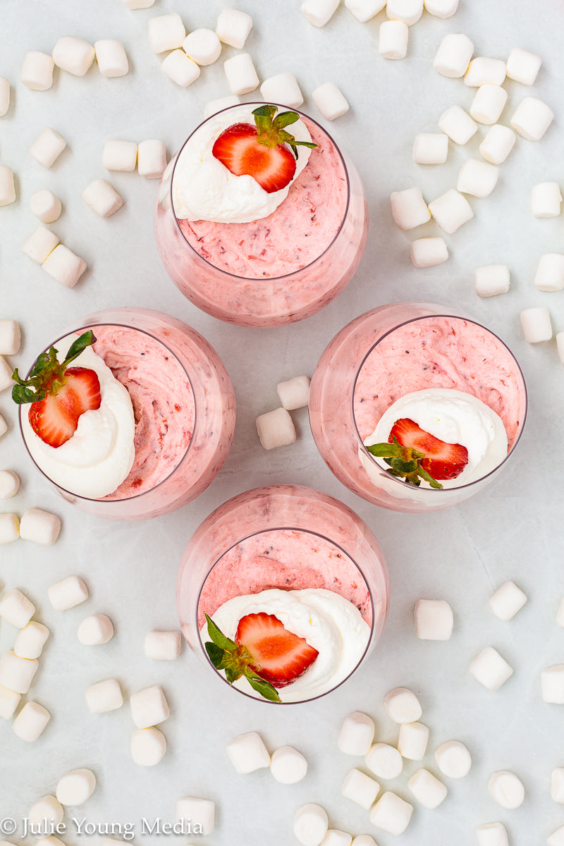 Strawberry Marshmallow Mousse