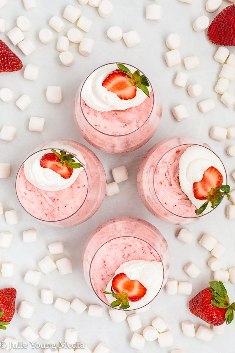 Strawberry Marshmallow Mousse