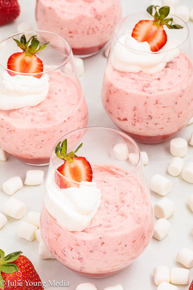 Strawberry Marshmallow Mousse