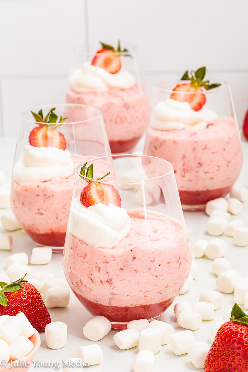 Strawberry Marshmallow Mousse