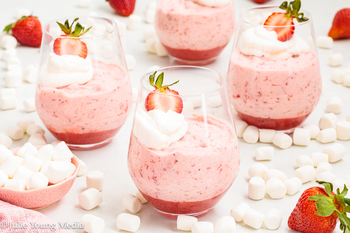 Strawberry Marshmallow Mousse