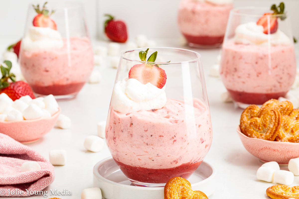 Strawberry Marshmallow Mousse