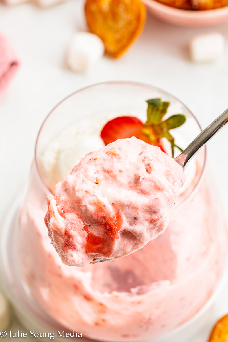 Strawberry Marshmallow Mousse