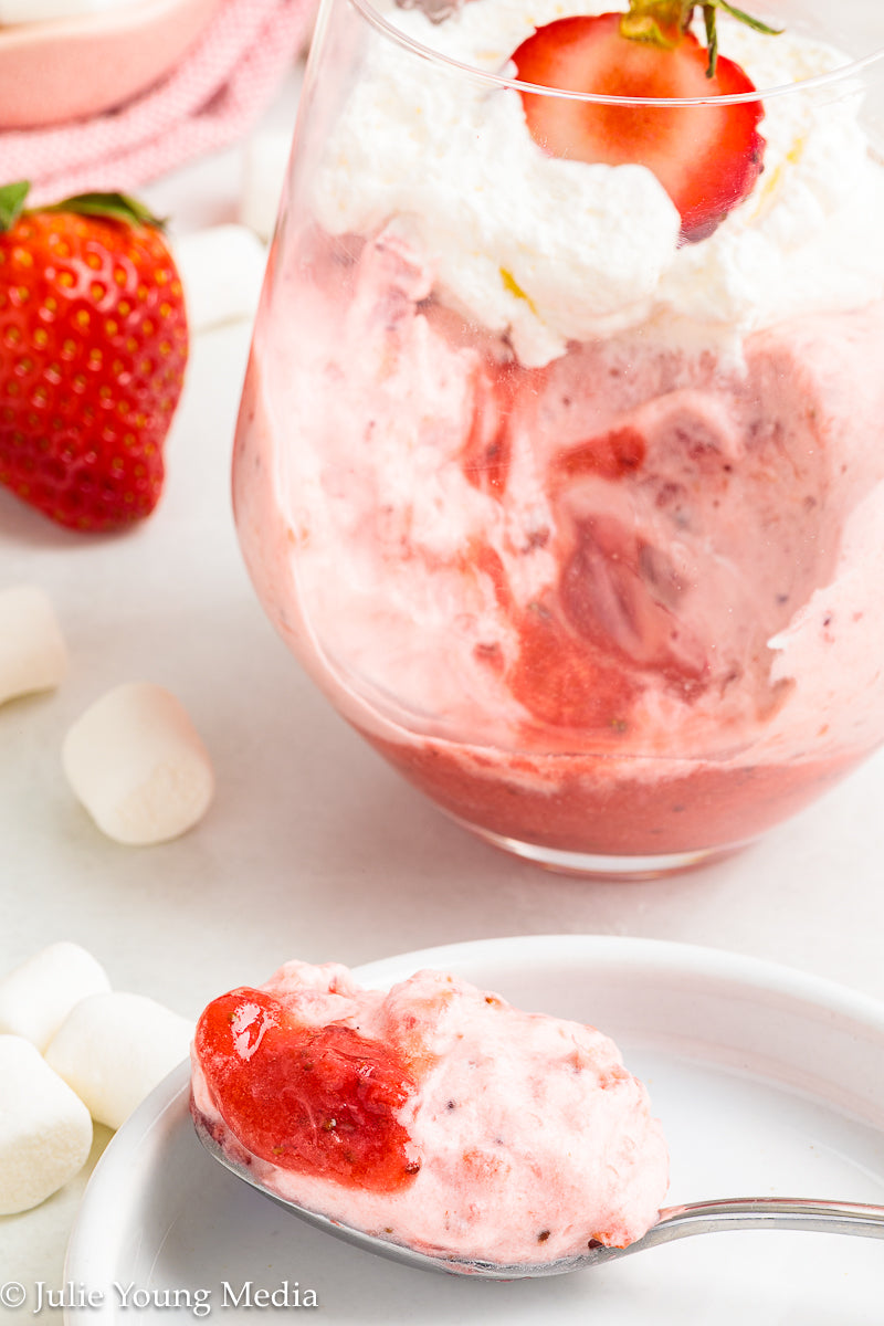 Strawberry Marshmallow Mousse