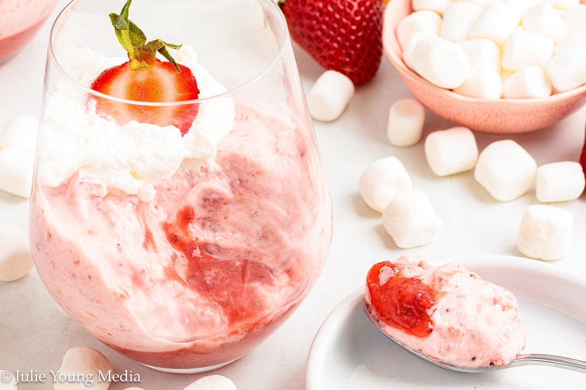 Strawberry Marshmallow Mousse