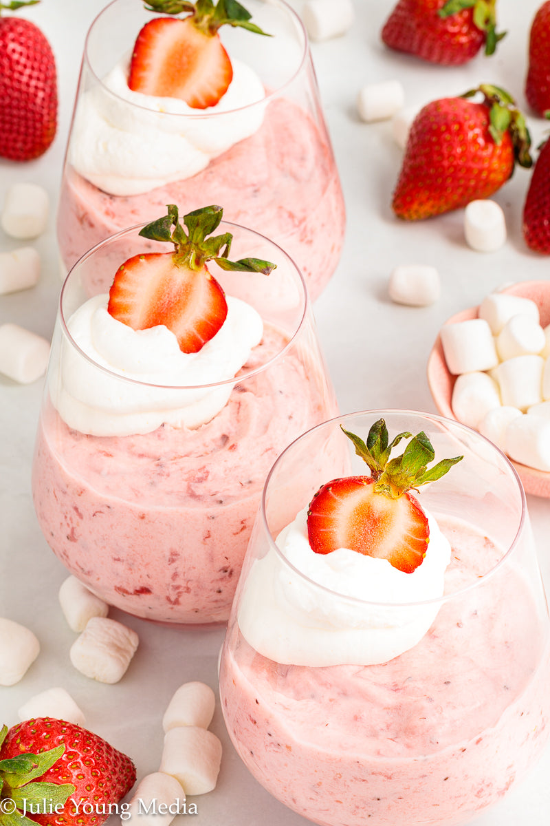 Strawberry Marshmallow Mousse