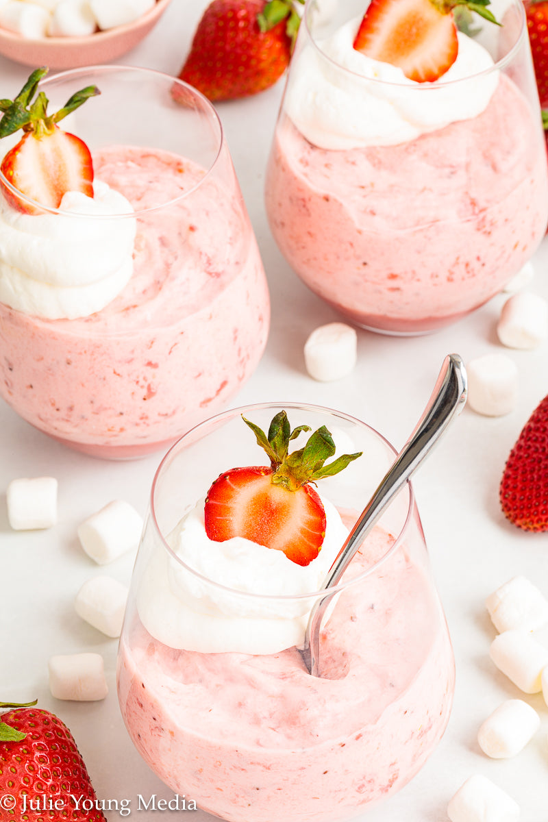 Strawberry Marshmallow Mousse