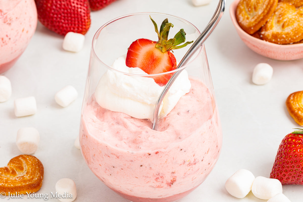 Strawberry Marshmallow Mousse