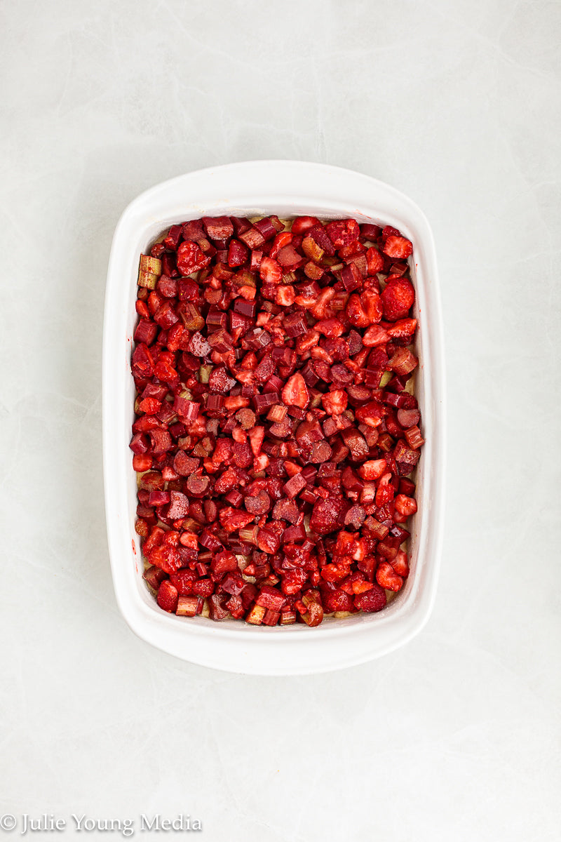 Strawberry Rhubarb Cake