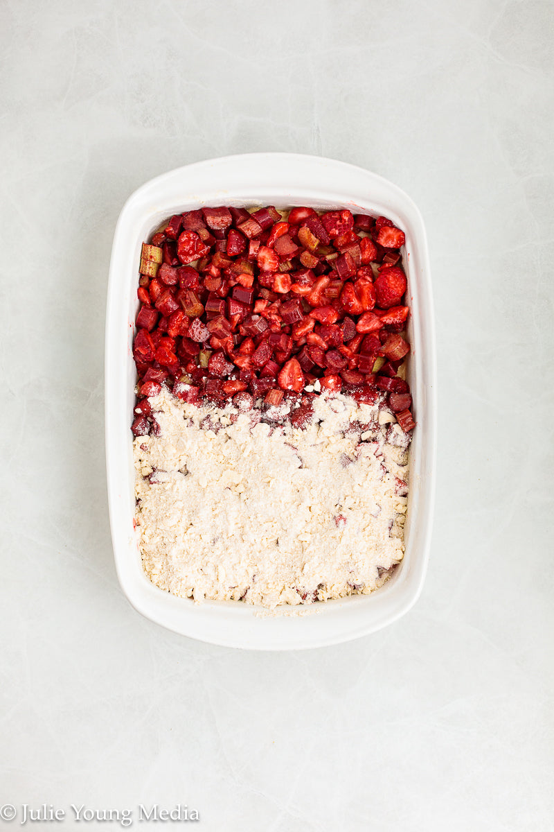 Strawberry Rhubarb Cake