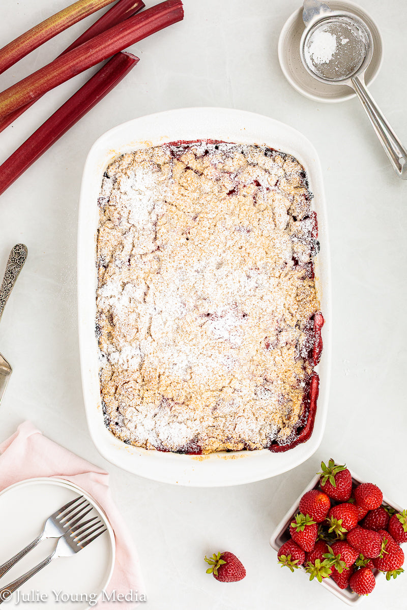 Strawberry Rhubarb Cake