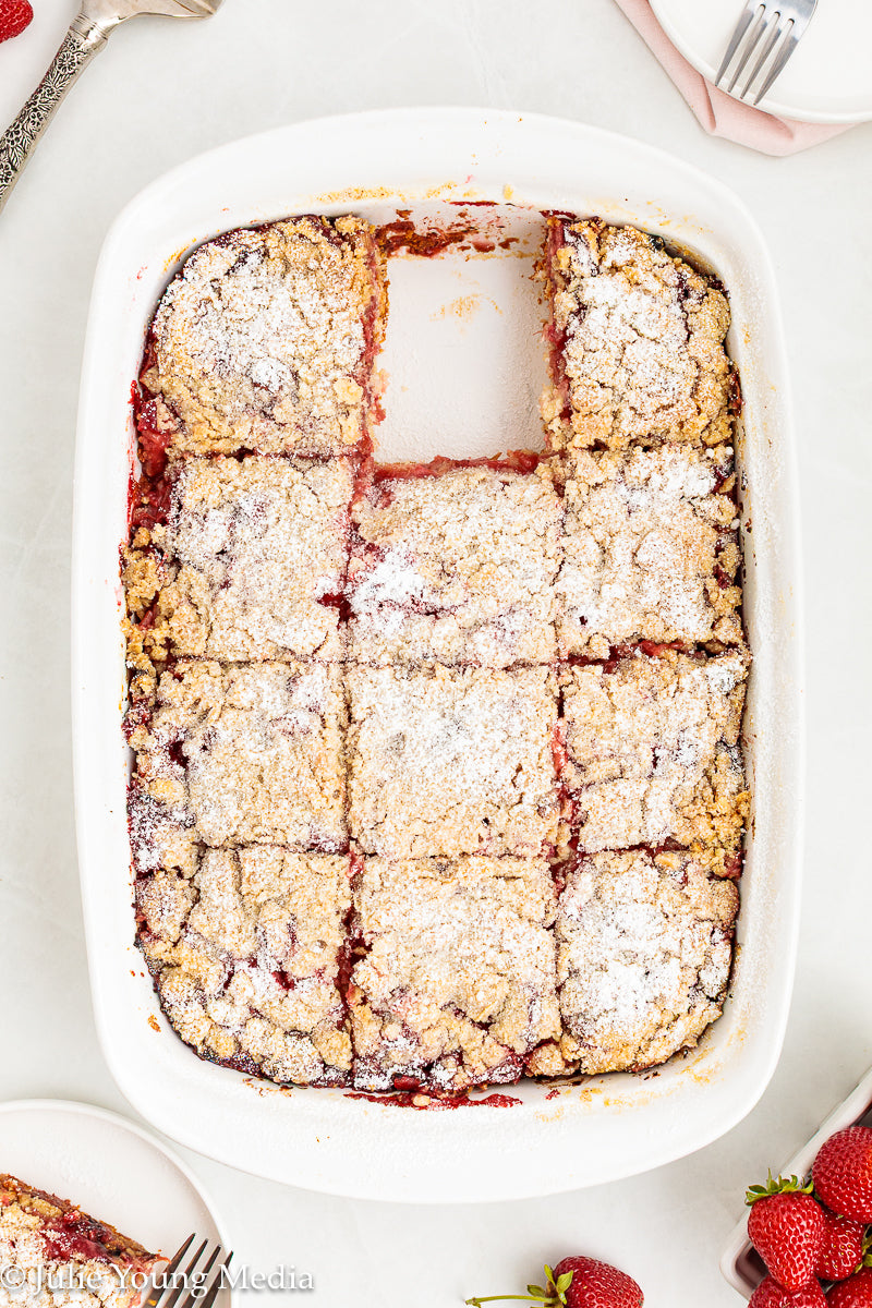 Strawberry Rhubarb Cake