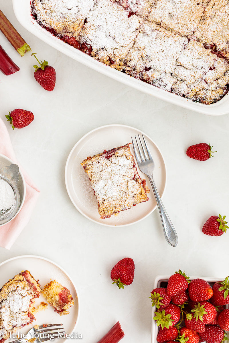Strawberry Rhubarb Cake