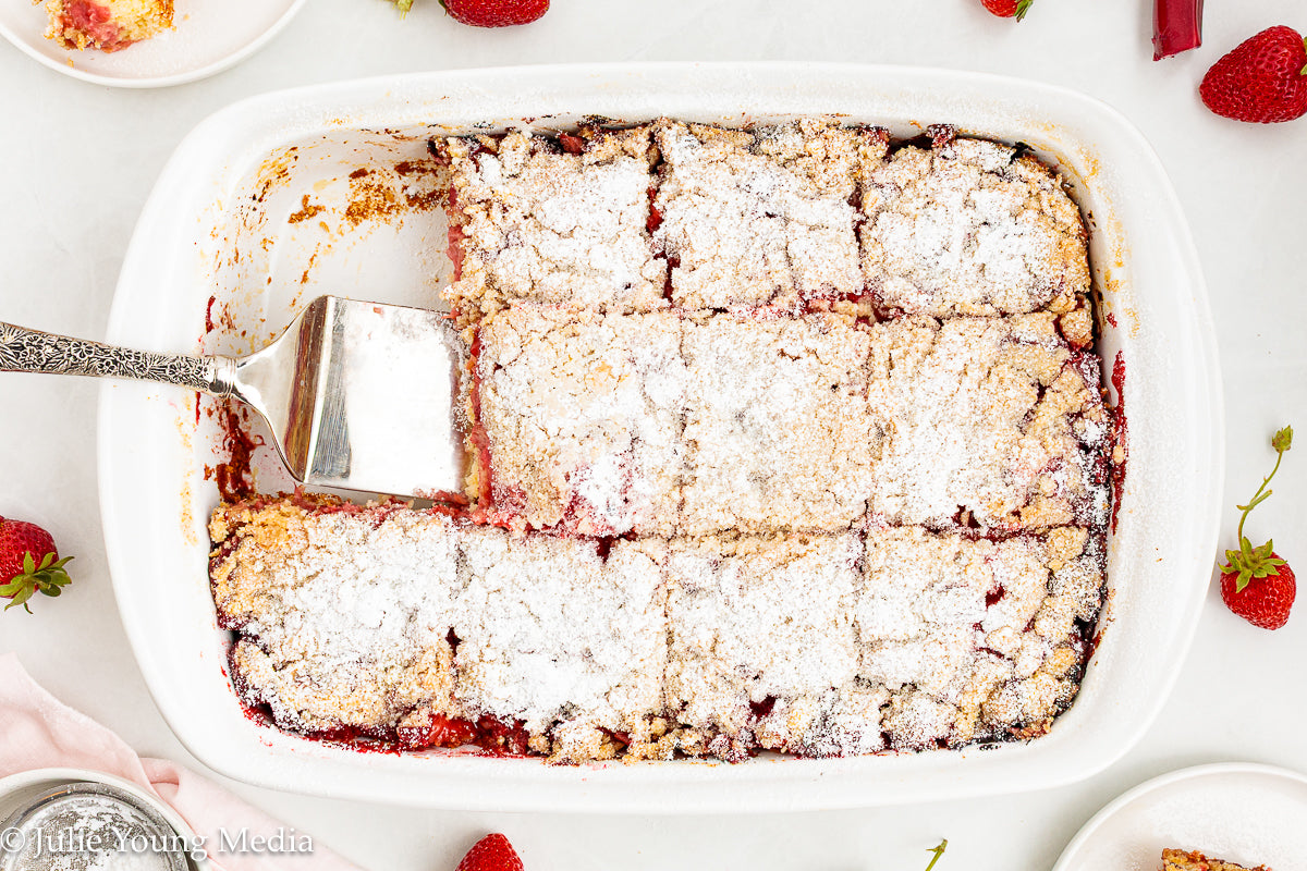 Strawberry Rhubarb Cake