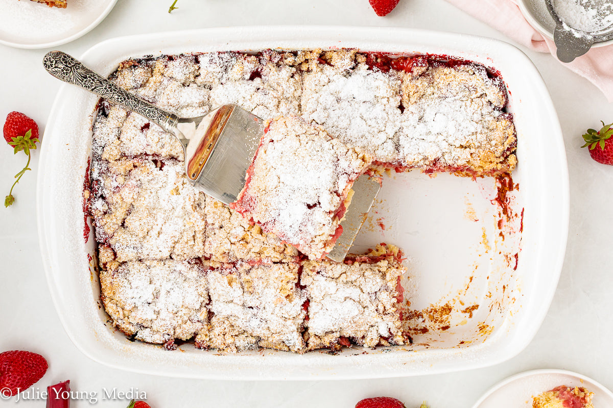 Strawberry Rhubarb Cake