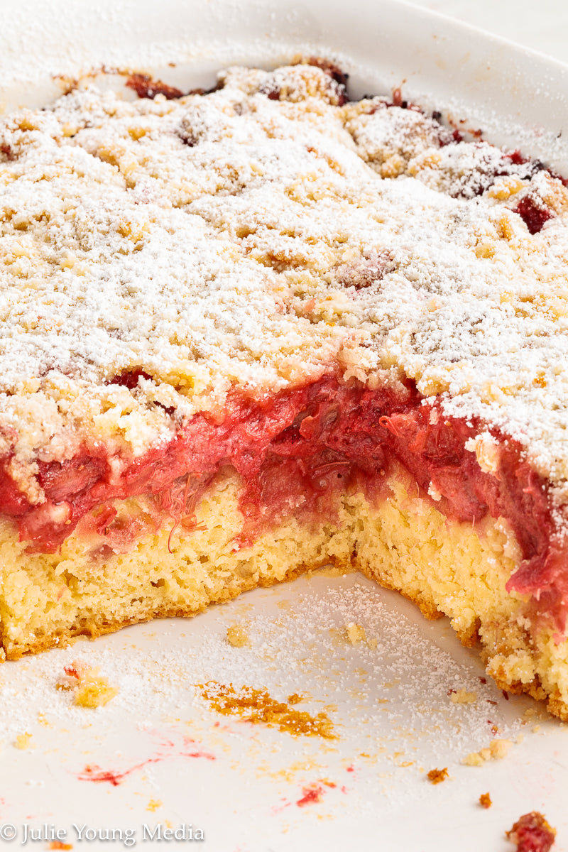 Strawberry Rhubarb Cake