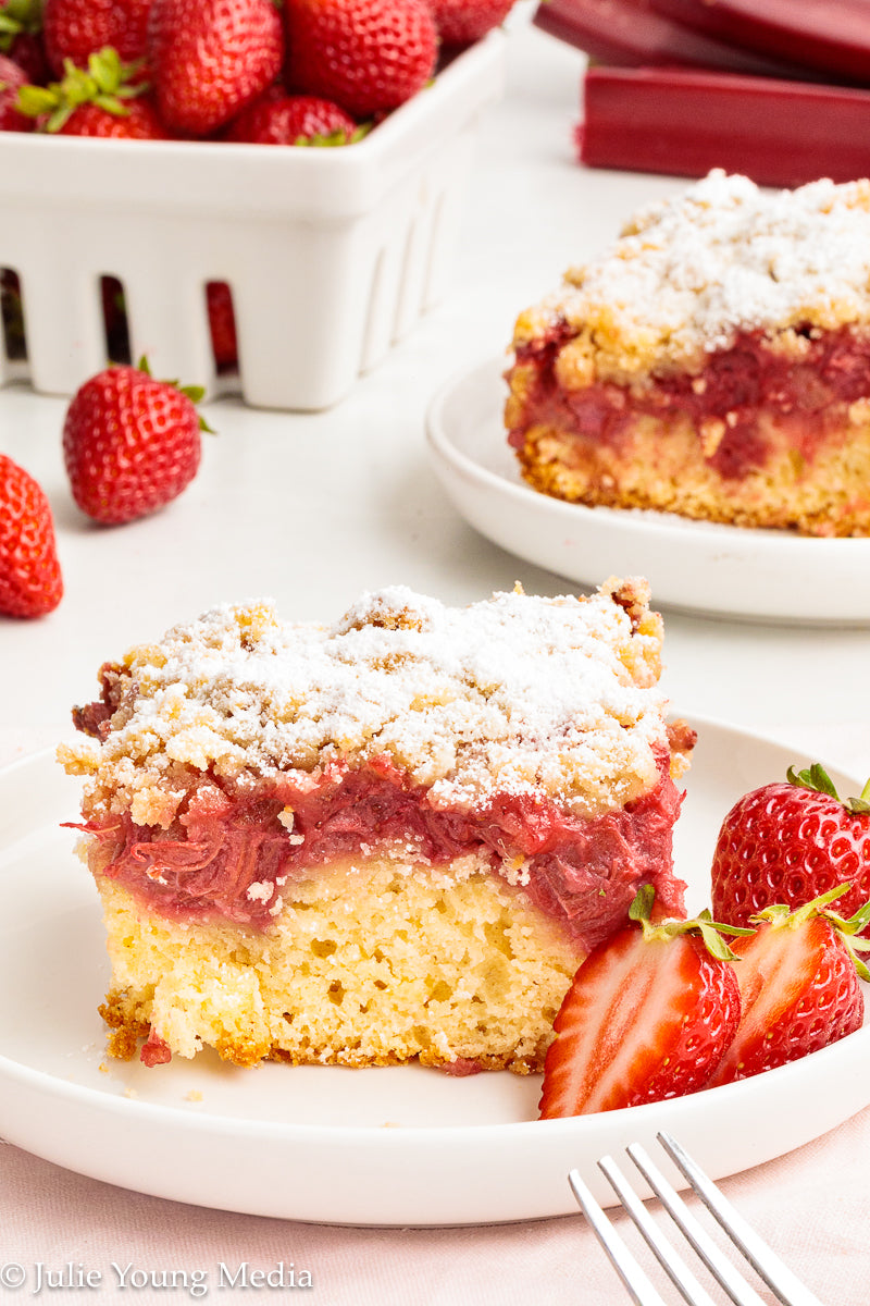 Strawberry Rhubarb Cake