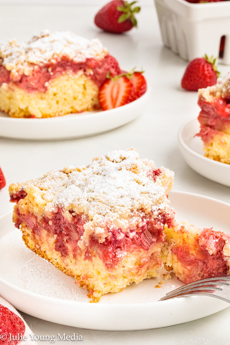 Strawberry Rhubarb Cake