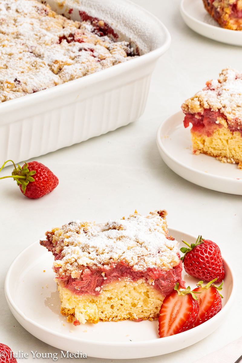 Strawberry Rhubarb Cake