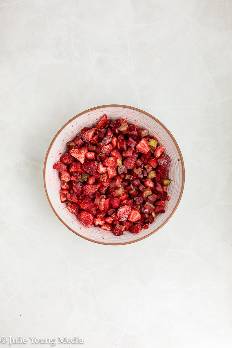 Strawberry Rhubarb Cake