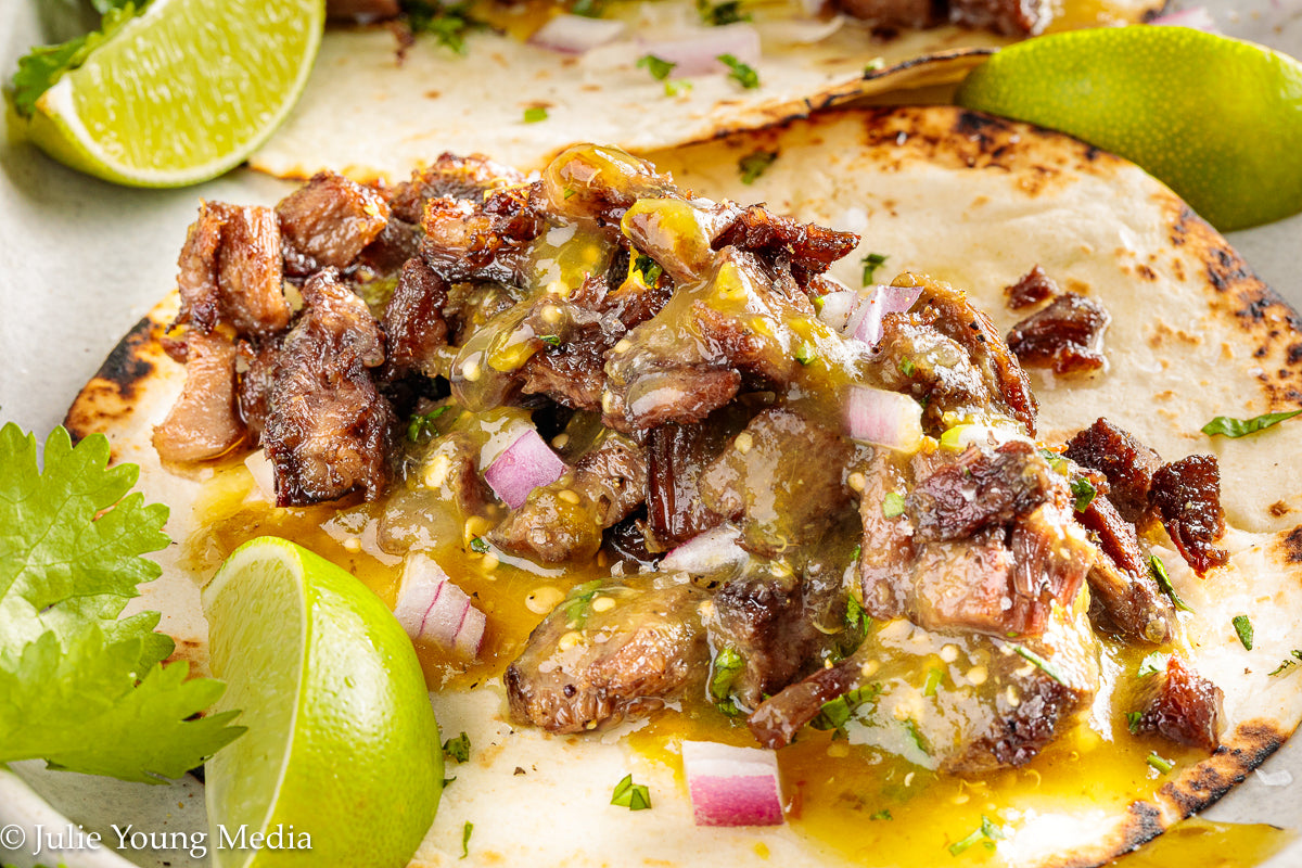 Tacos de Lengua (Mexican Beef Tongue Tacos)