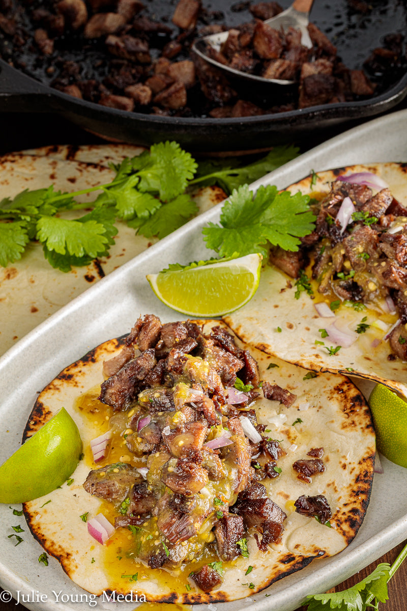 Tacos de Lengua (Mexican Beef Tongue Tacos)