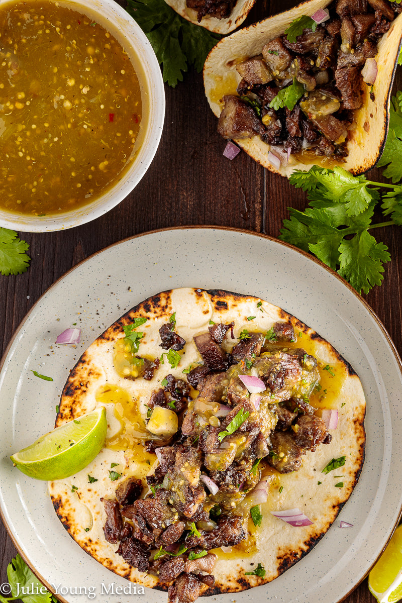 Tacos de Lengua (Mexican Beef Tongue Tacos)