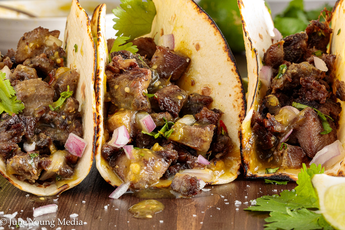 Tacos de Lengua (Mexican Beef Tongue Tacos)