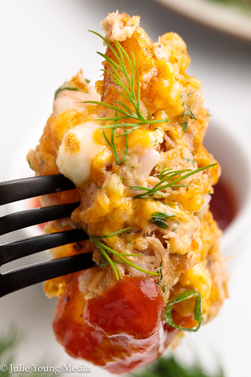 Tuna Melt Potato Wedges