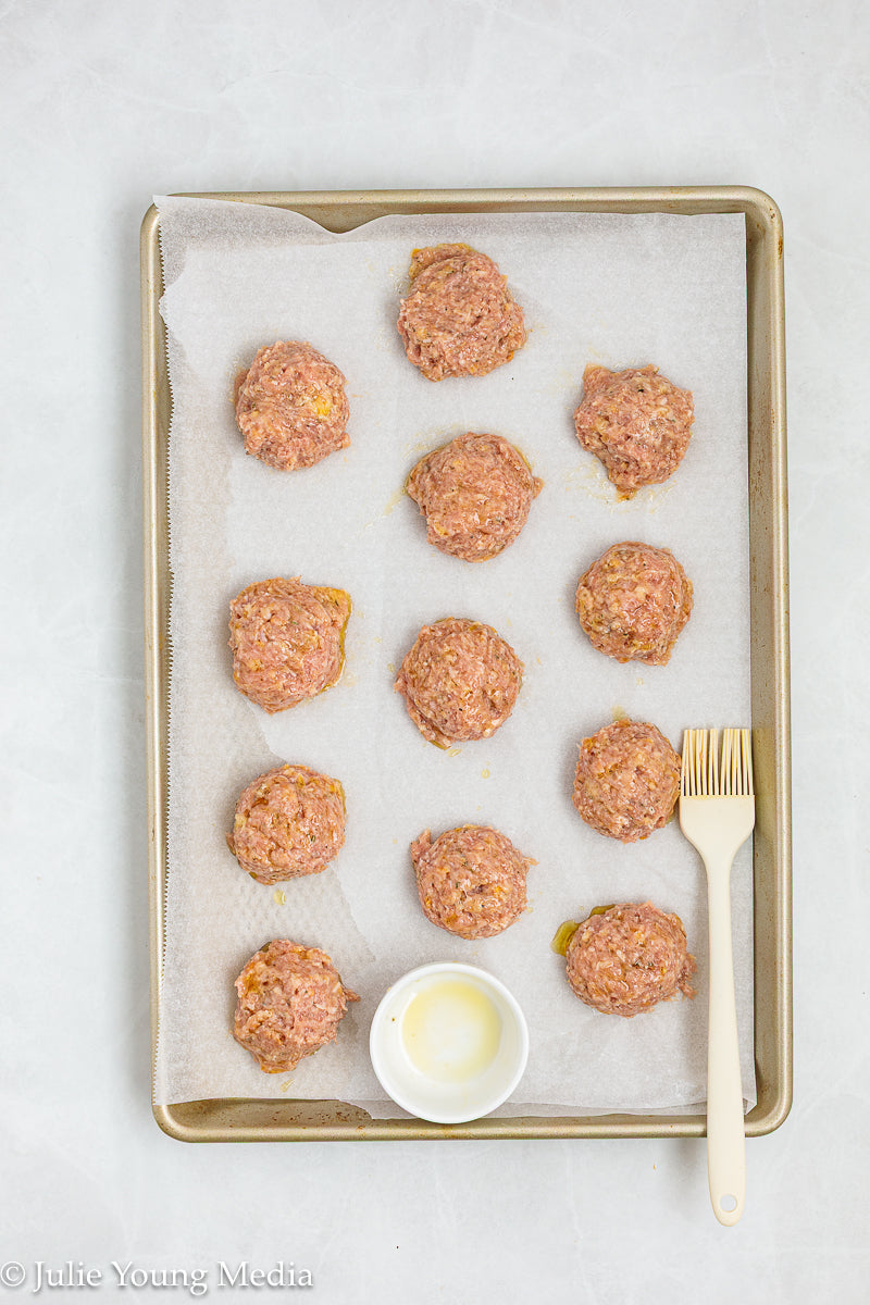 Tuscan Chicken Meatballs with Gnocchi (Slow Cooker)