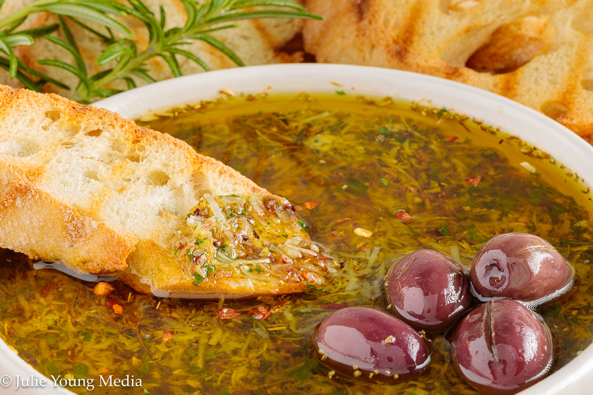 Tuscan Herb and Parmesan Olive Oil Dip