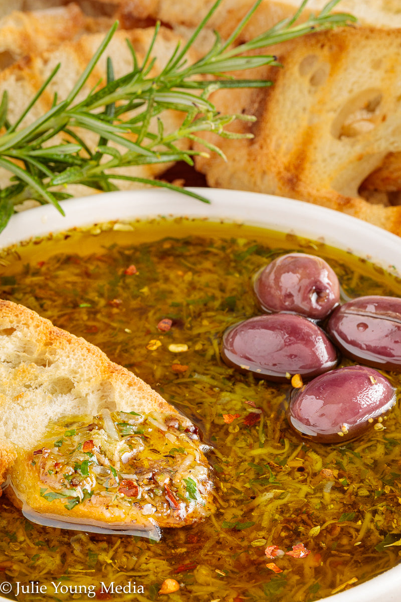Tuscan Herb and Parmesan Olive Oil Dip