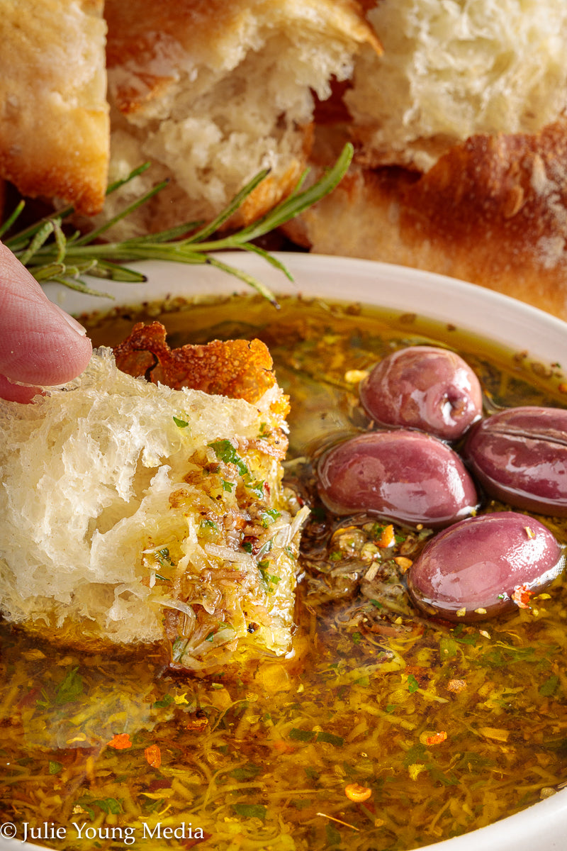 Tuscan Herb and Parmesan Olive Oil Dip