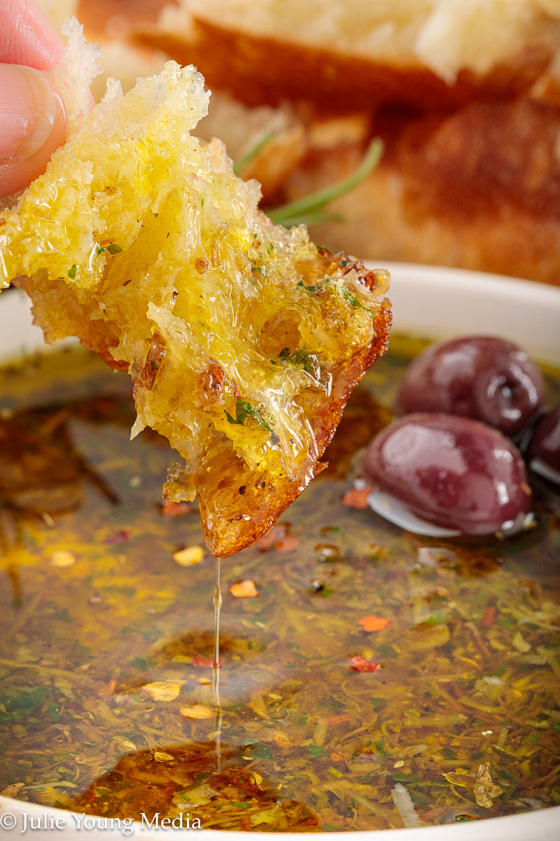 Tuscan Herb and Parmesan Olive Oil Dip