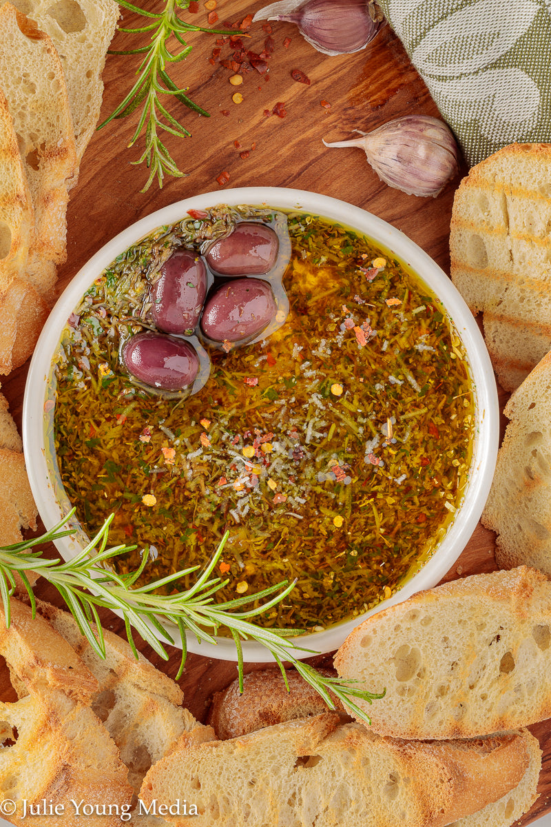 Tuscan Herb and Parmesan Olive Oil Dip