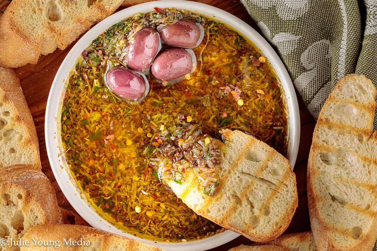 Tuscan Herb and Parmesan Olive Oil Dip