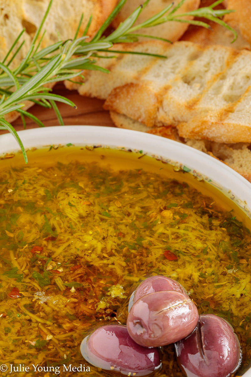 Tuscan Herb and Parmesan Olive Oil Dip