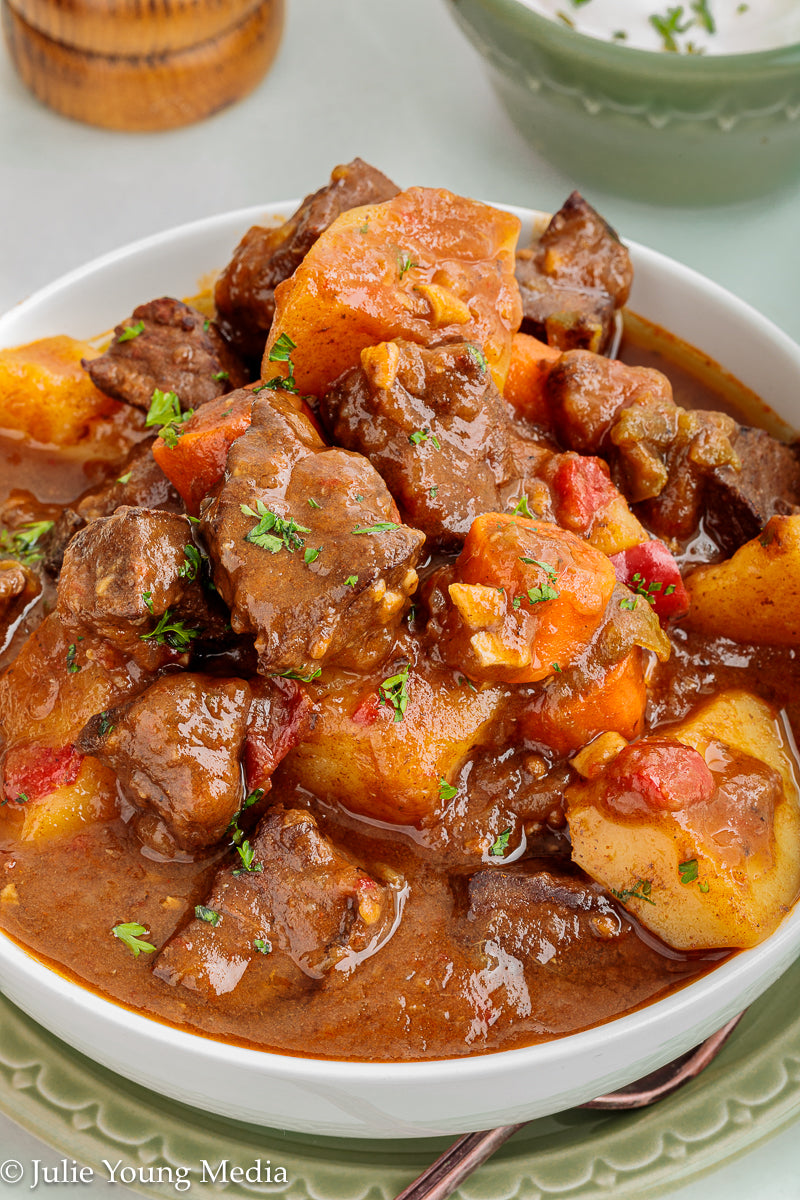 Beef Heart Goulash