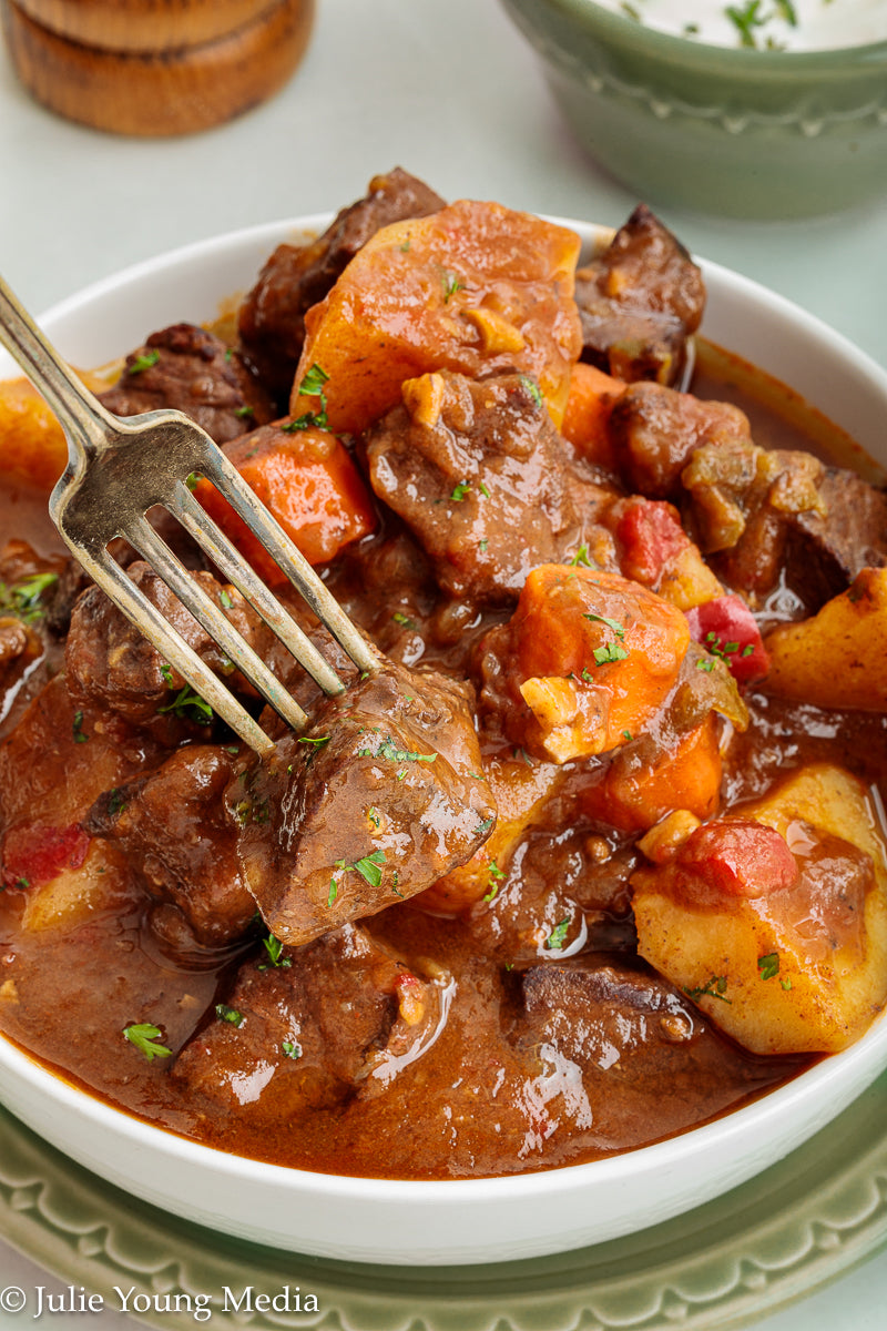Beef Heart Goulash
