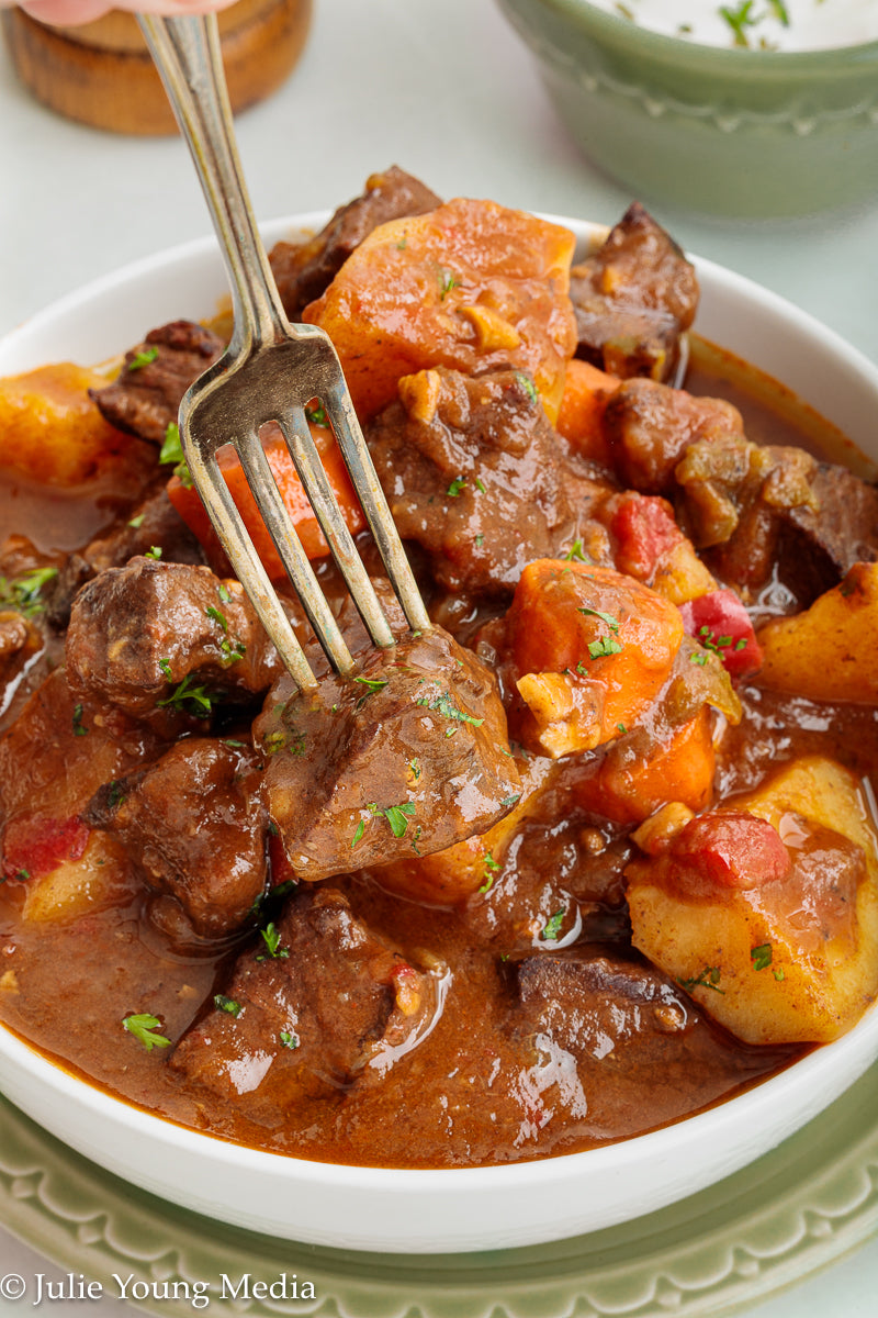 Beef Heart Goulash