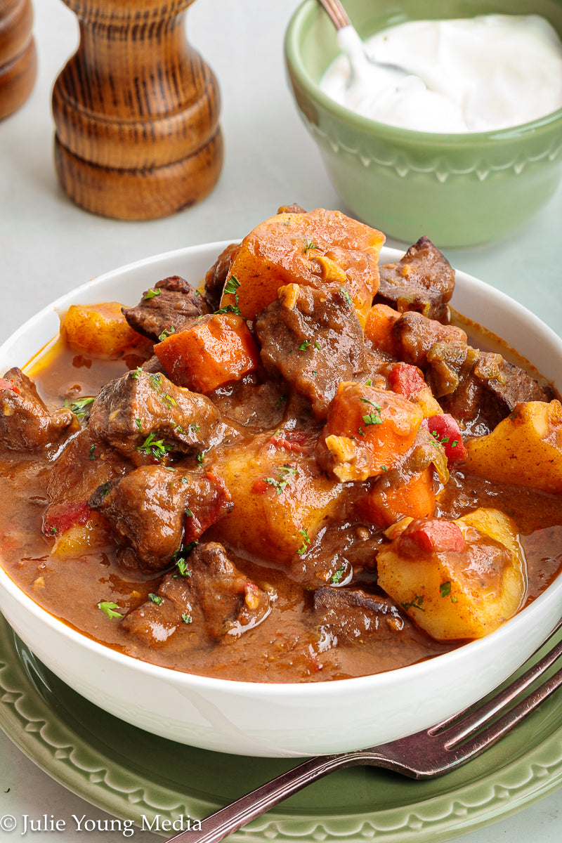Beef Heart Goulash